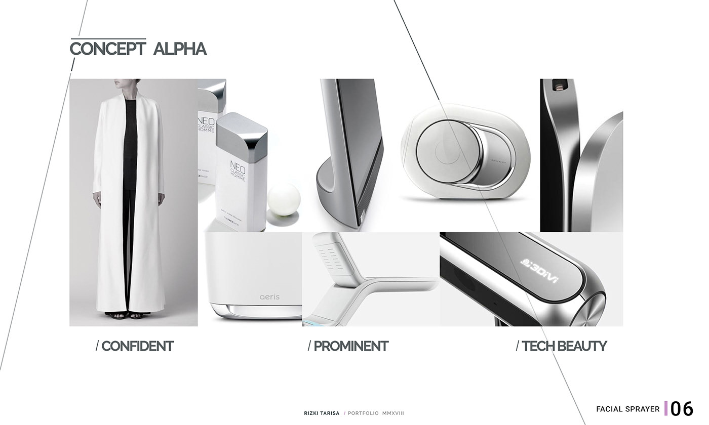 Handheld，Facial sprayer，industrial design，conceptual design，