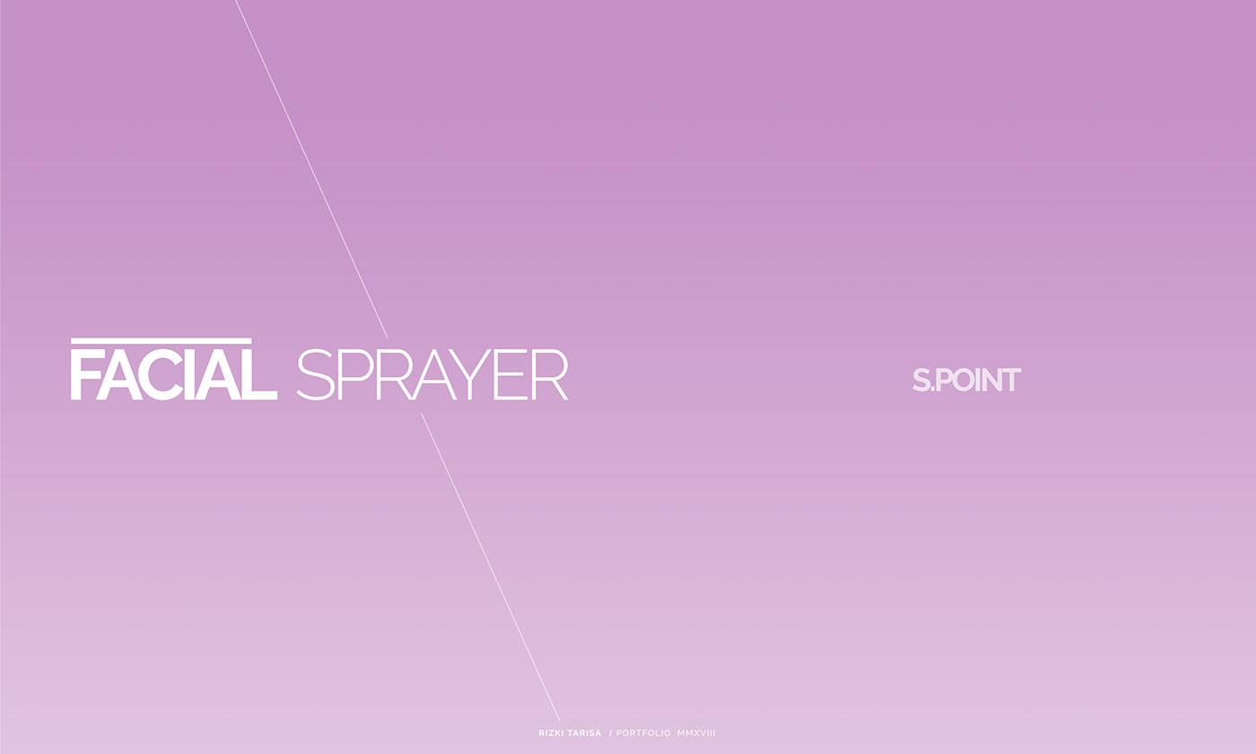 Handheld，Facial sprayer，industrial design，conceptual design，