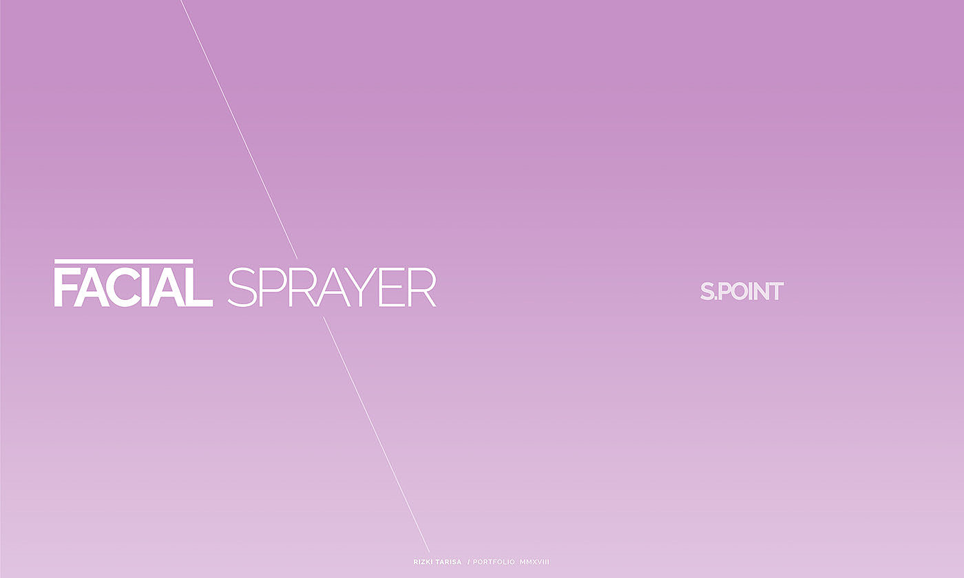 Handheld，Facial sprayer，industrial design，conceptual design，