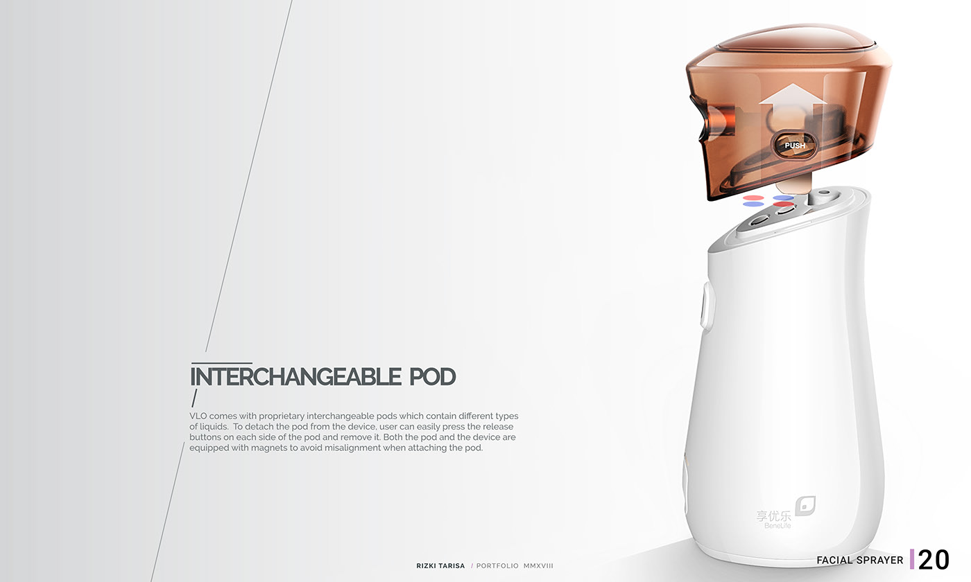 Handheld，Facial sprayer，industrial design，conceptual design，