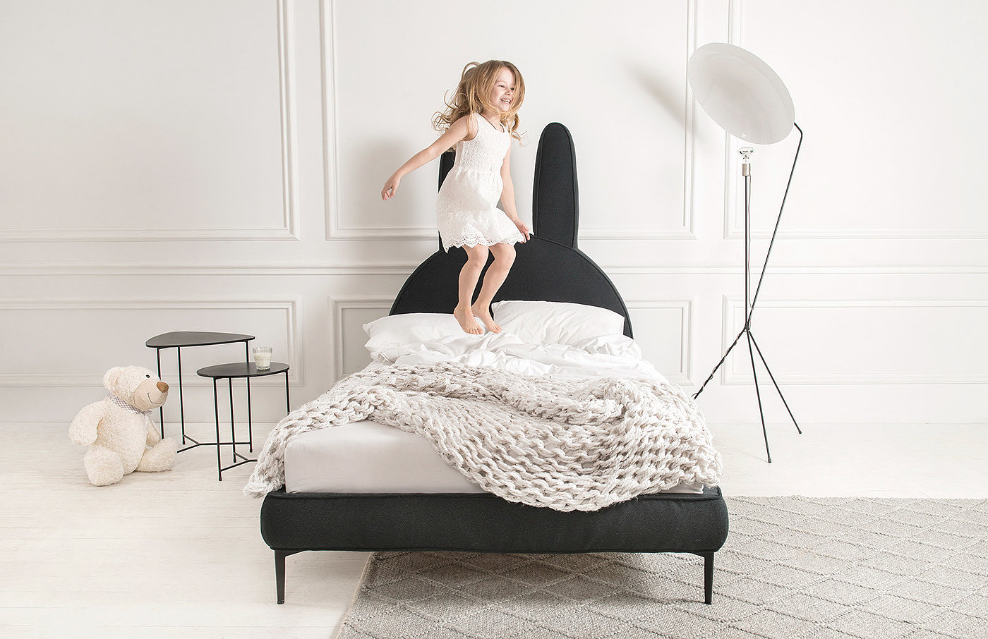 Furniture home，Mickey，industrial design，Children bed，