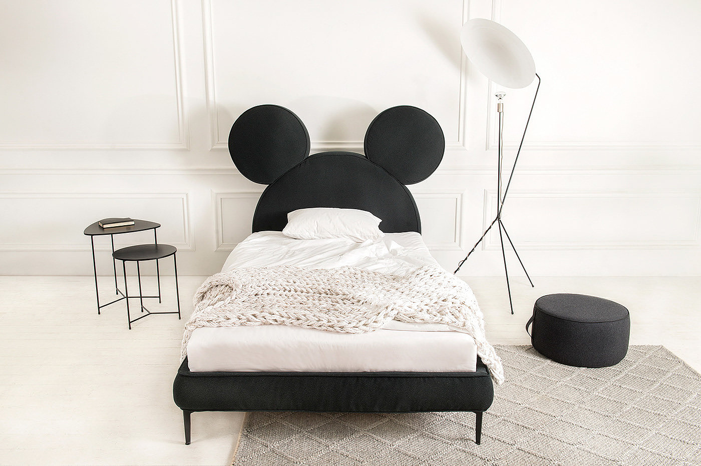 Furniture home，Mickey，industrial design，Children bed，
