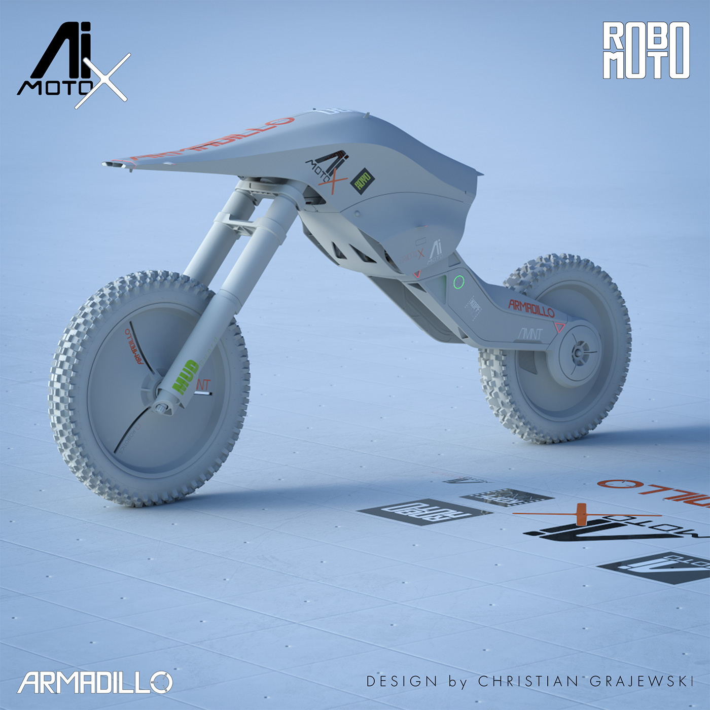 concept，motorcycle，The Armadillo，