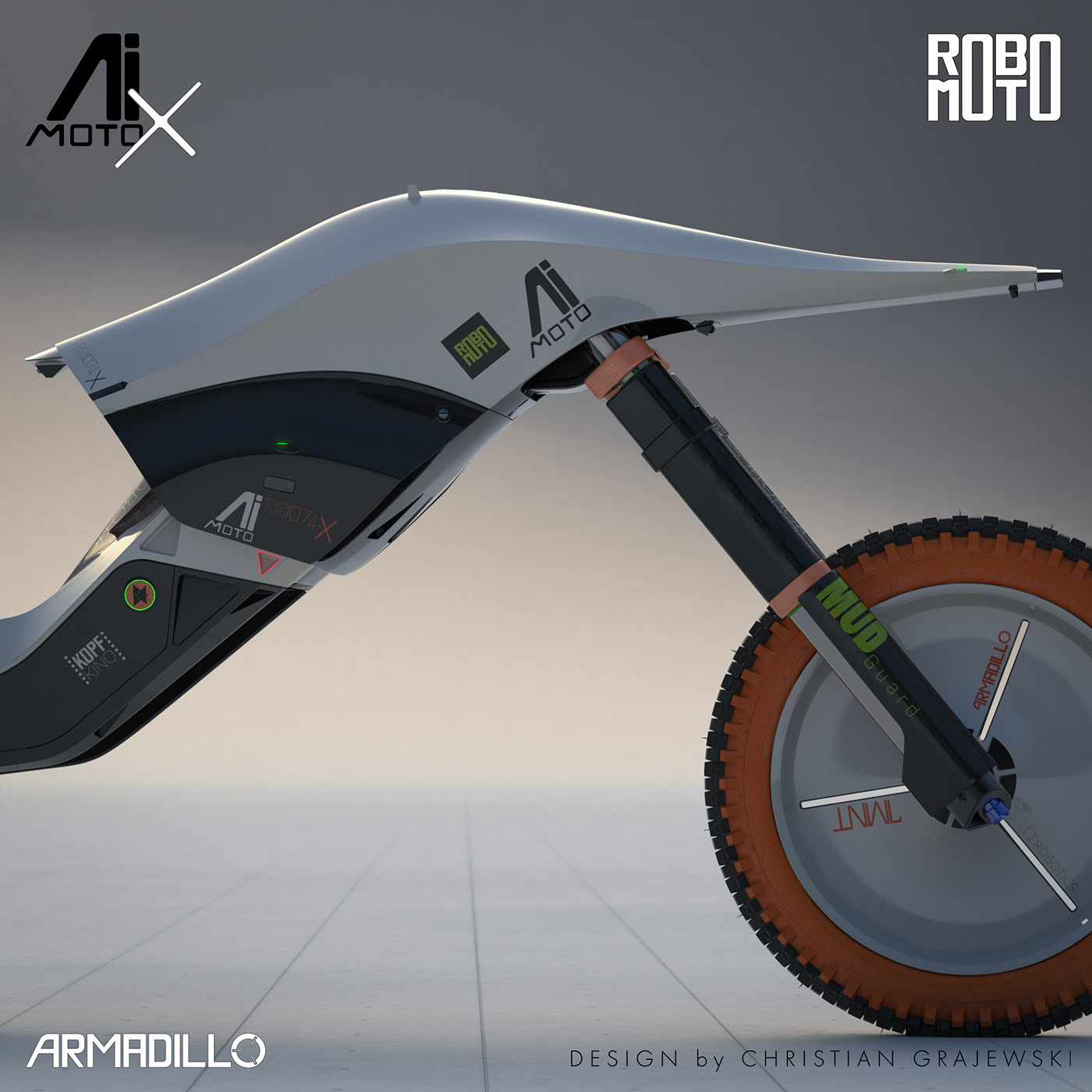 concept，motorcycle，The Armadillo，