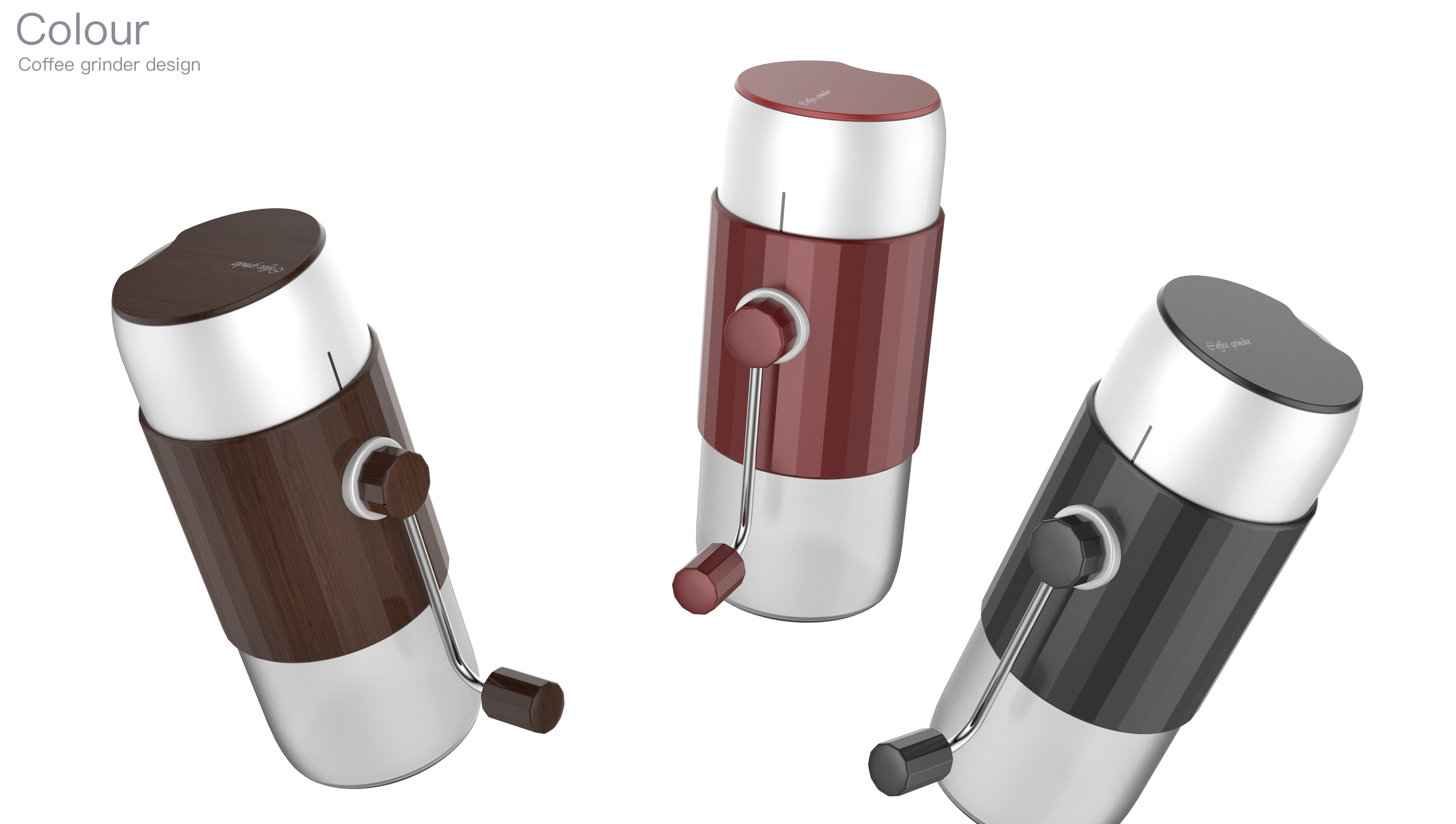 Design of hand coffee machine，coffee cup，Water cup，Household commodity design，