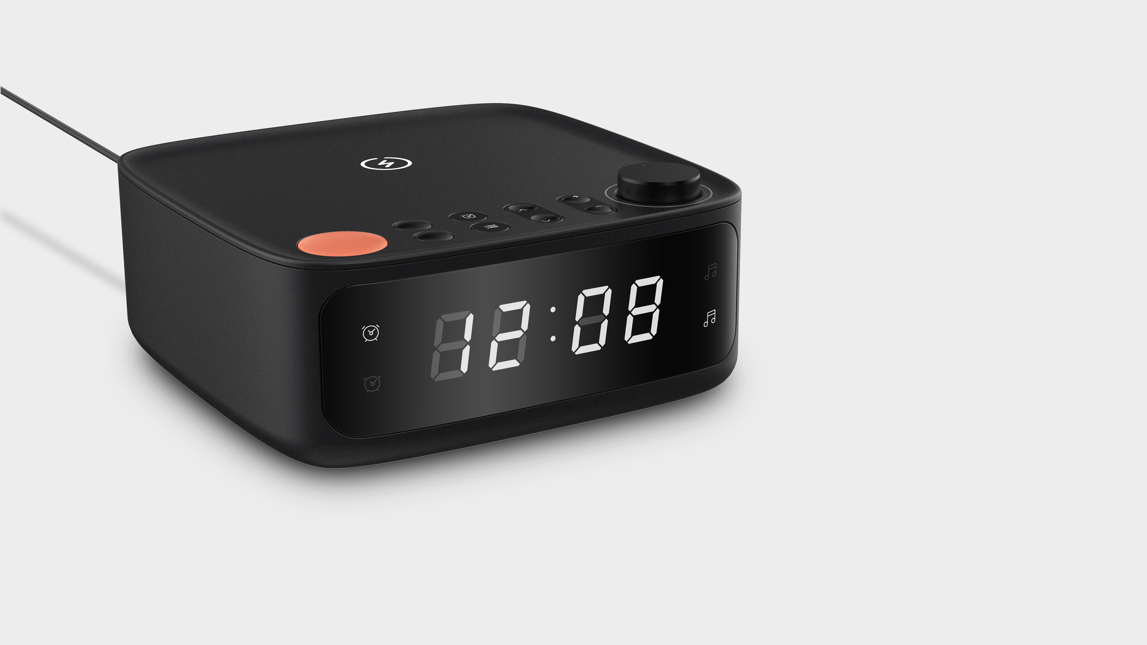 Wireless charging，alarm clock，