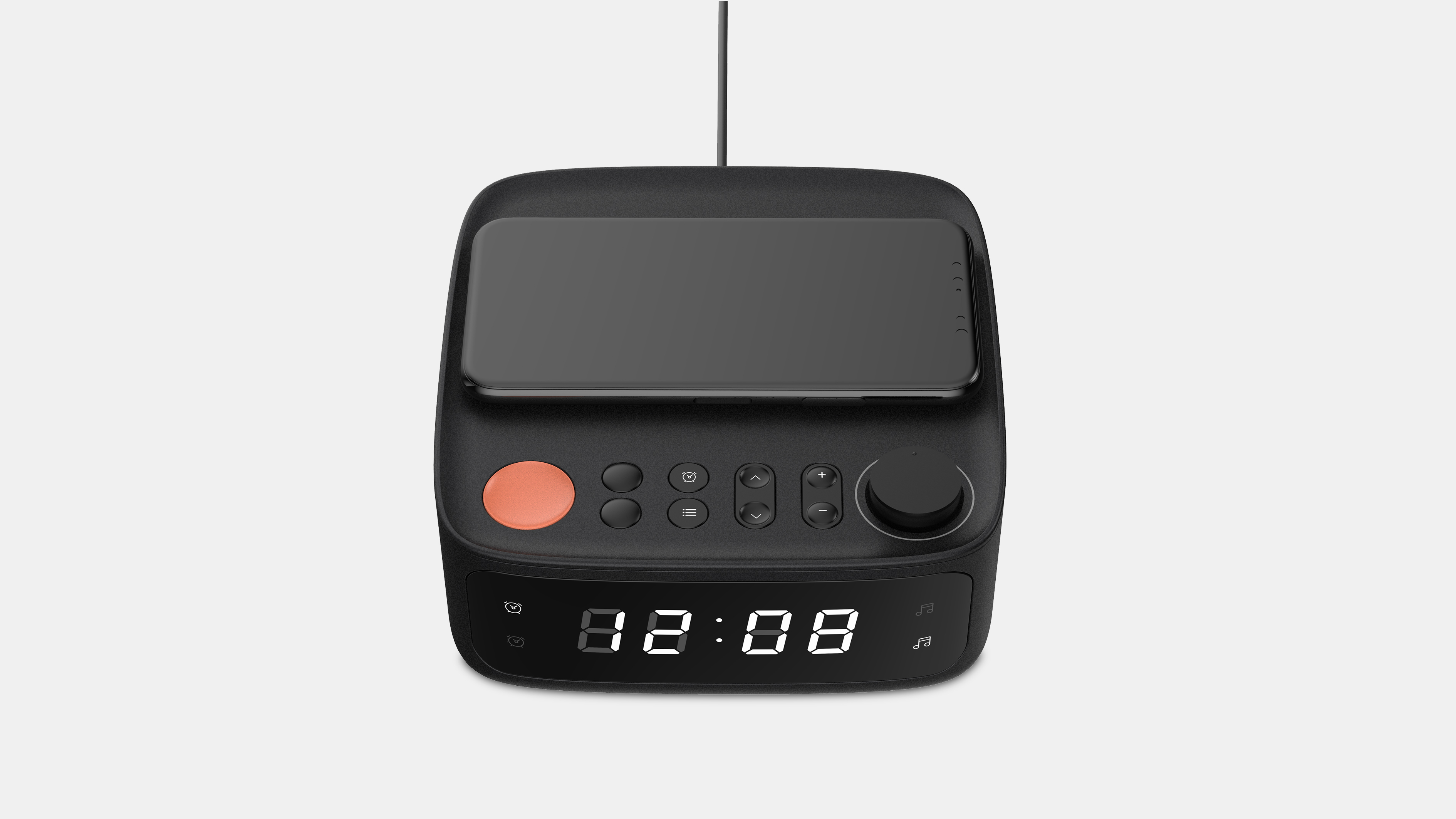 Wireless charging，alarm clock，