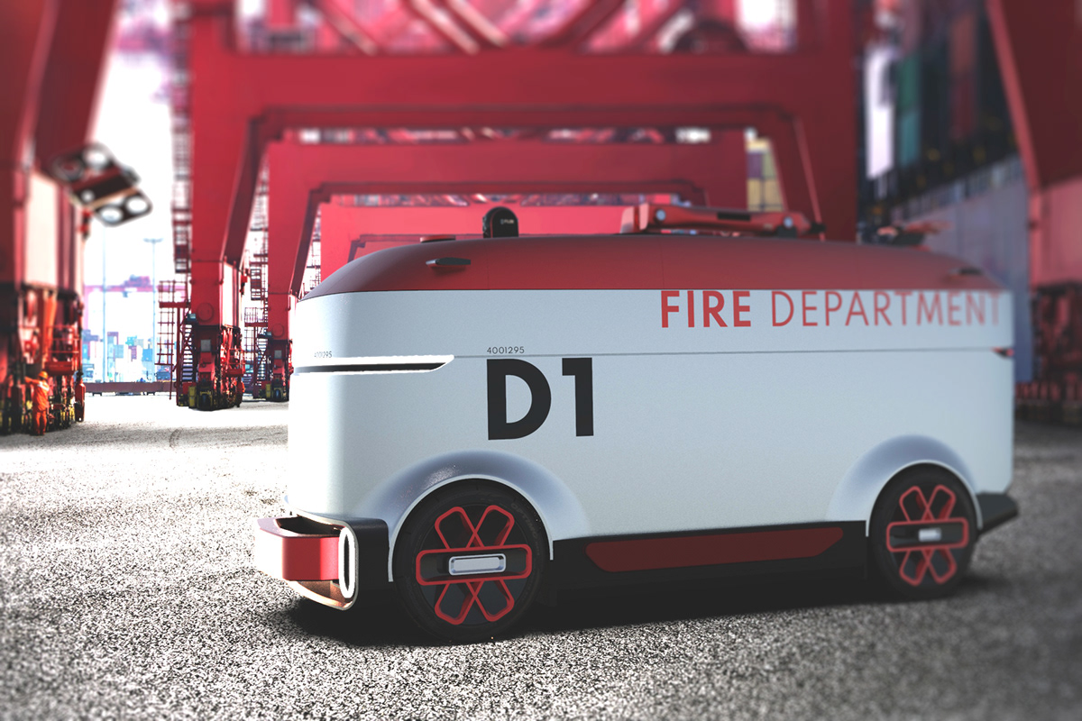 meet an emergency，fire engine，rescue，automation，fire control，