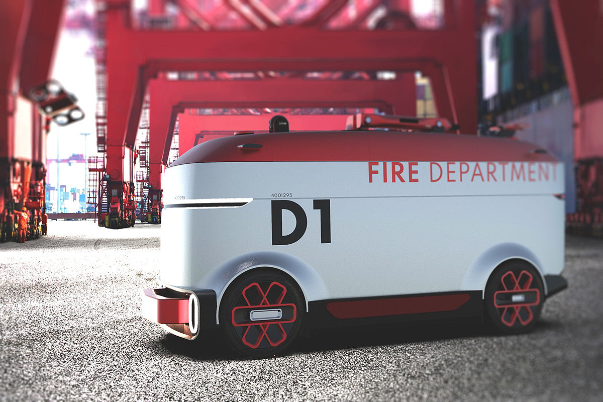 meet an emergency，fire engine，rescue，automation，fire control，