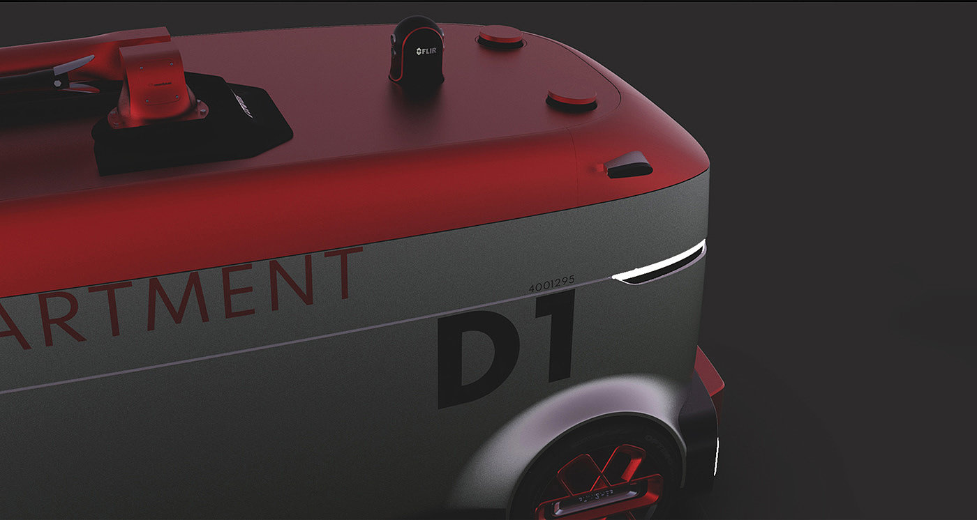 meet an emergency，fire engine，rescue，automation，fire control，