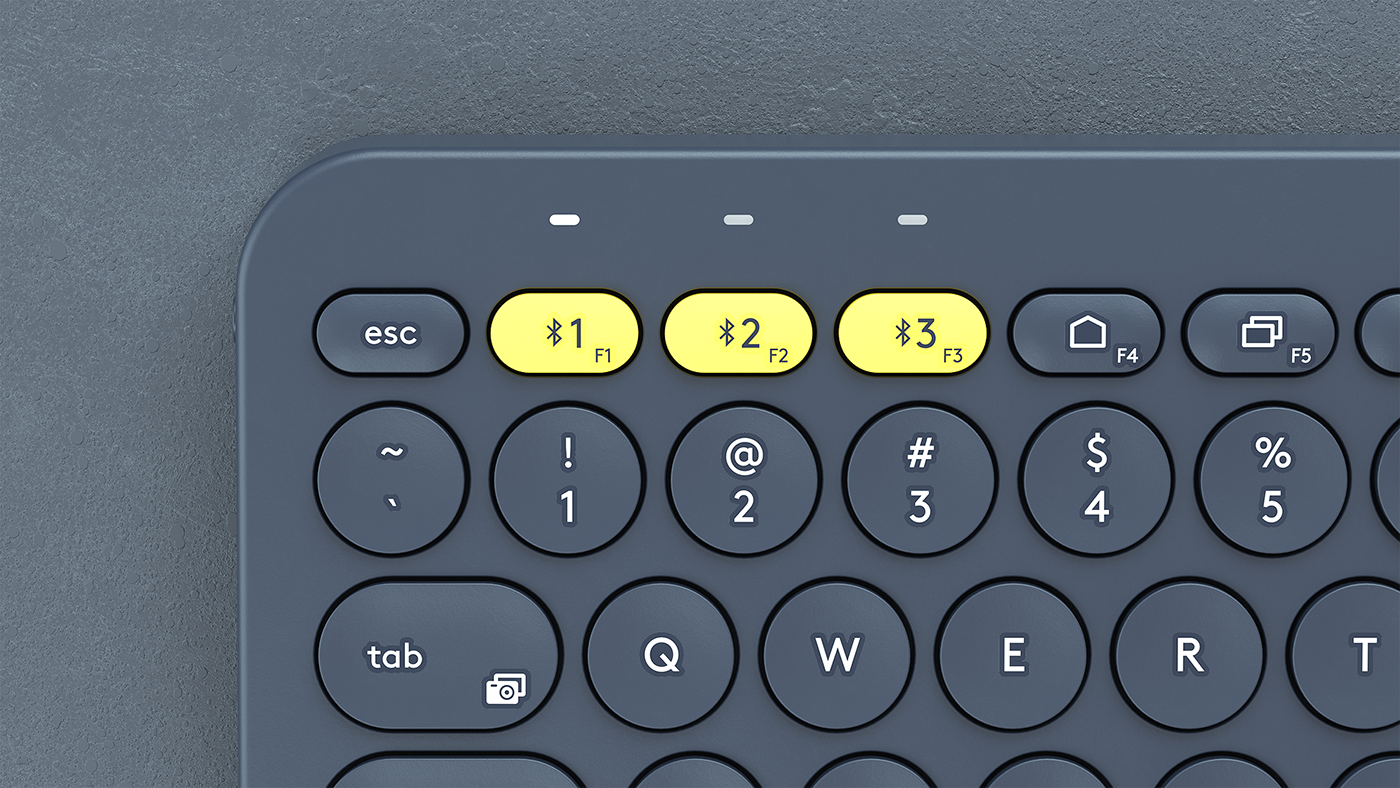 Render，modeling，Logitech，k380，logitech，Martin Thul，keyboard，