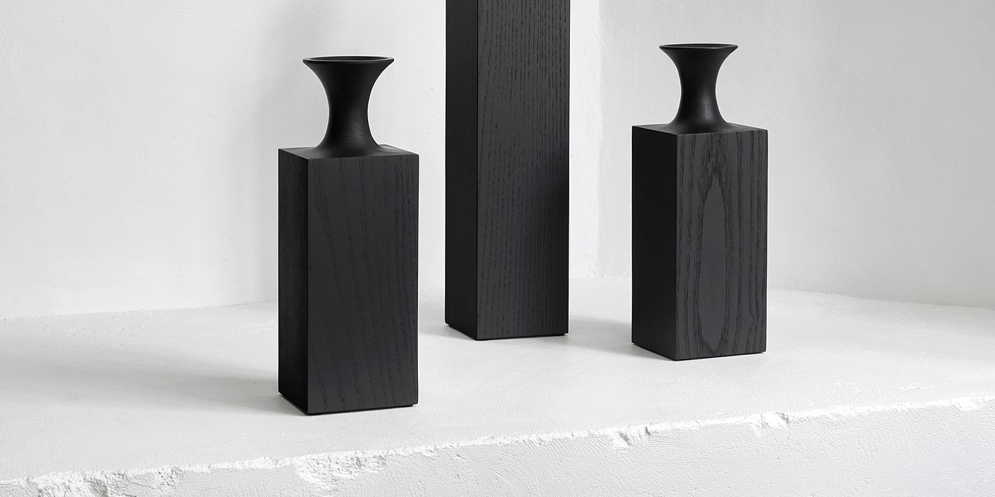 Minimalist，Rate，Mathieu Delacroix，vase，black，