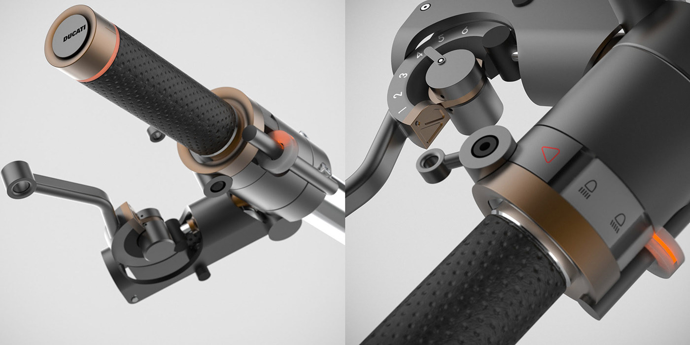 technology，Electric motorcycle，is monopos red，