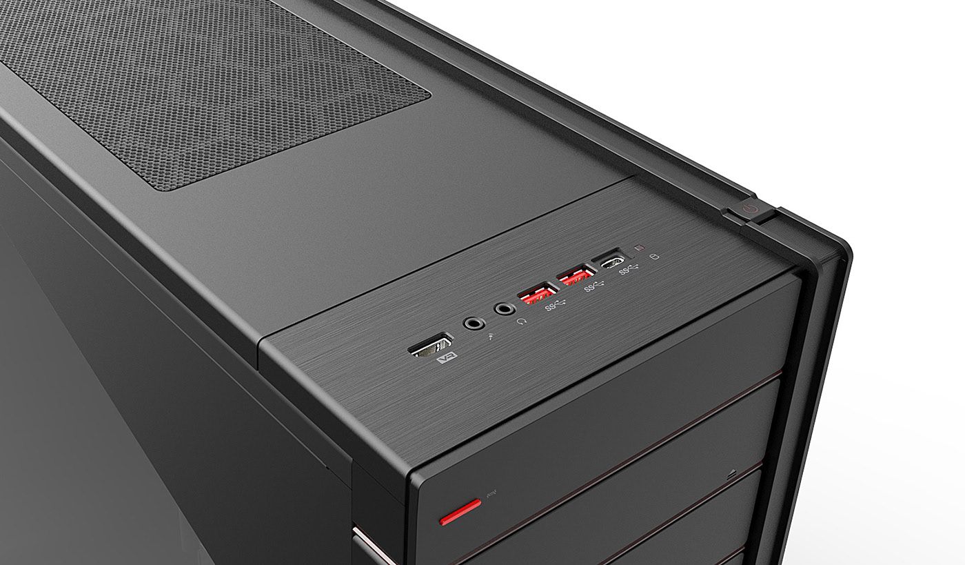 Classic simplicity，product design，Computer machine box，