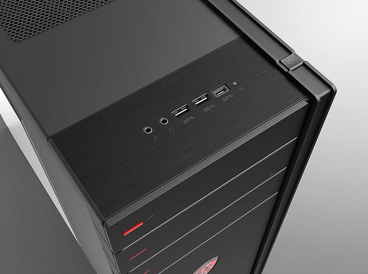 Classic simplicity，product design，Computer machine box，