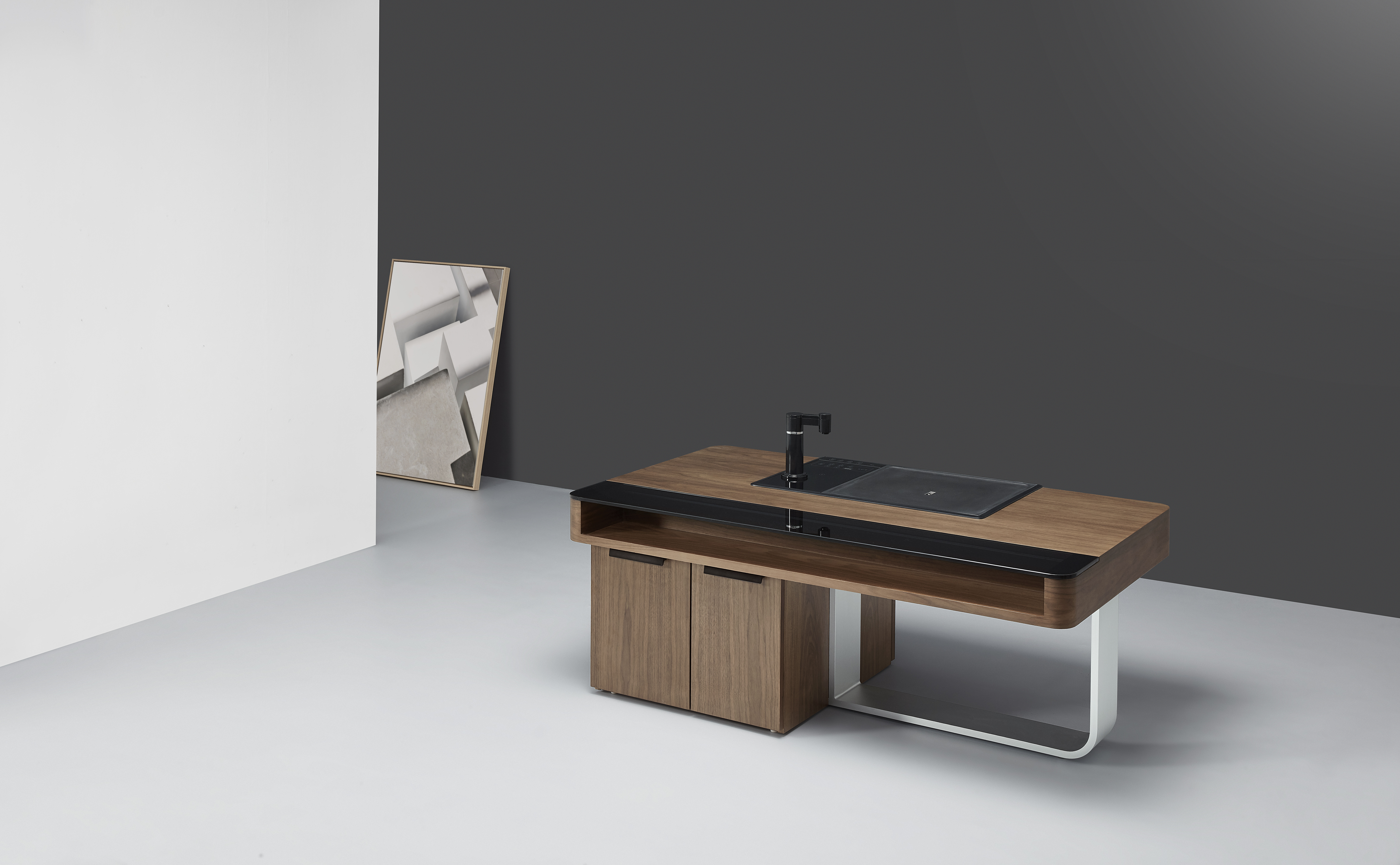 Into a simple life，Tea life，Modern furniture design，Tea Service，Integrated design，