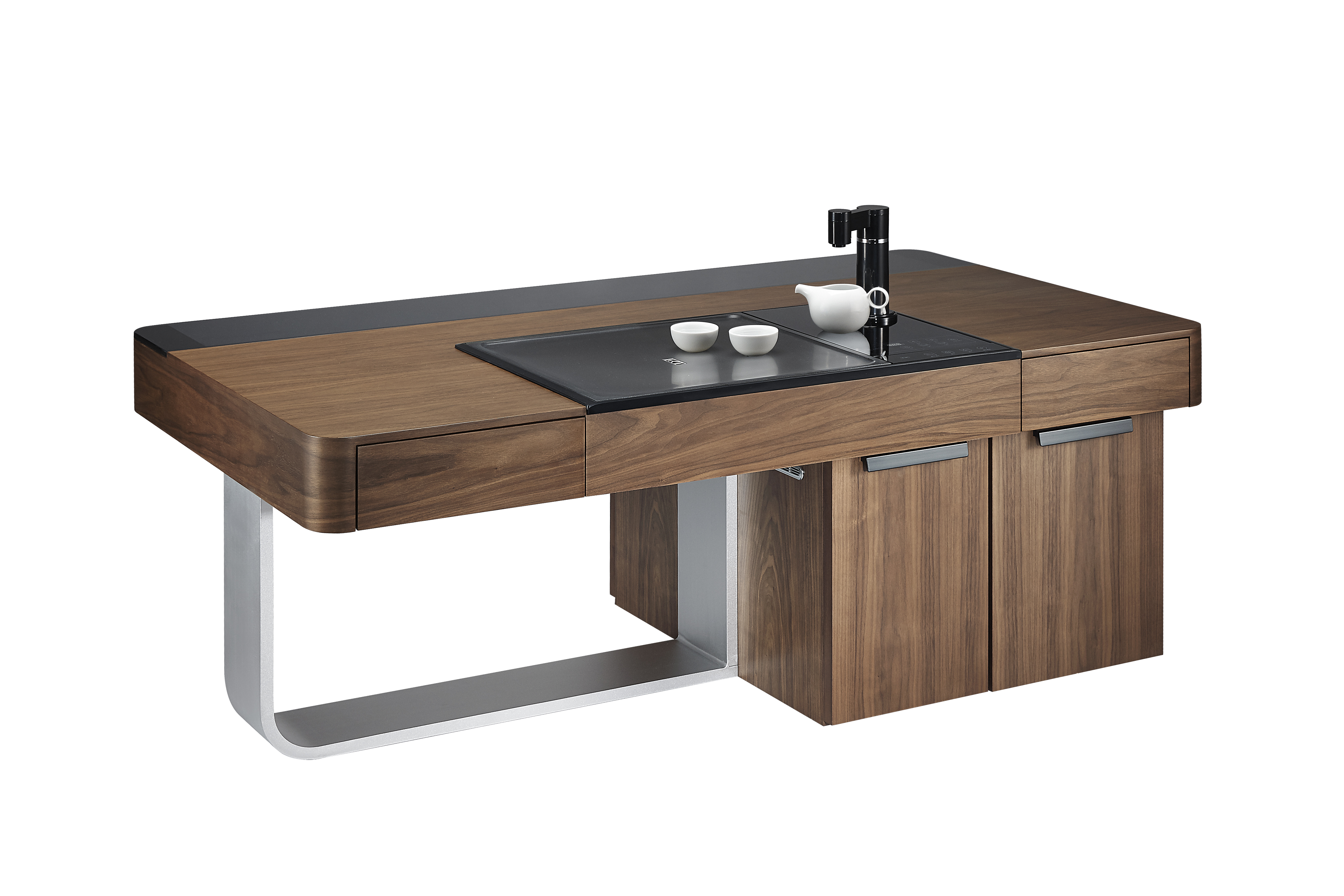 Into a simple life，Tea life，Modern furniture design，Tea Service，Integrated design，