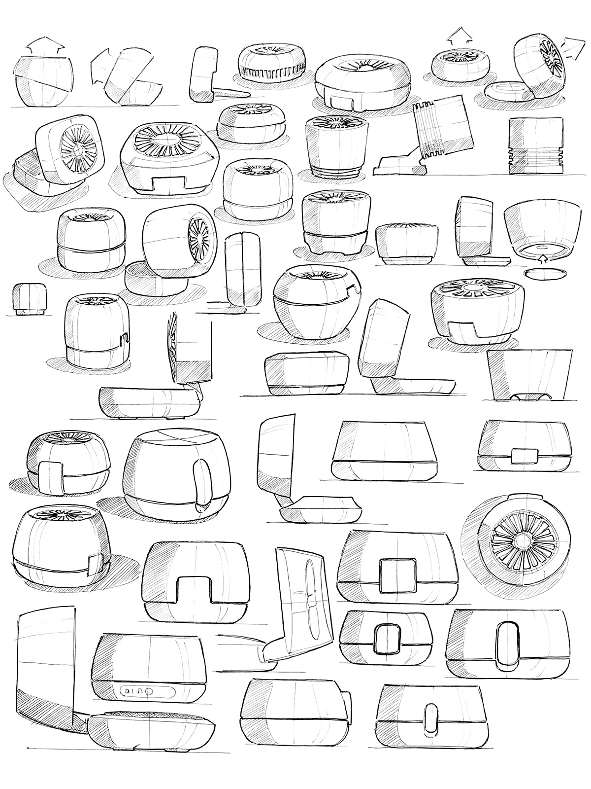 iHome Air，Fan，white，