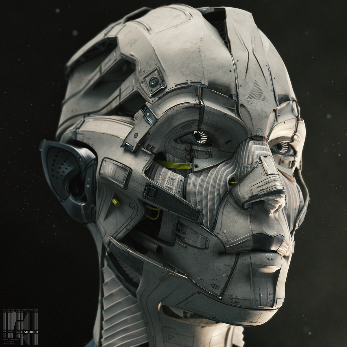 3D modeling，Character rendering，ELF Cyborg，