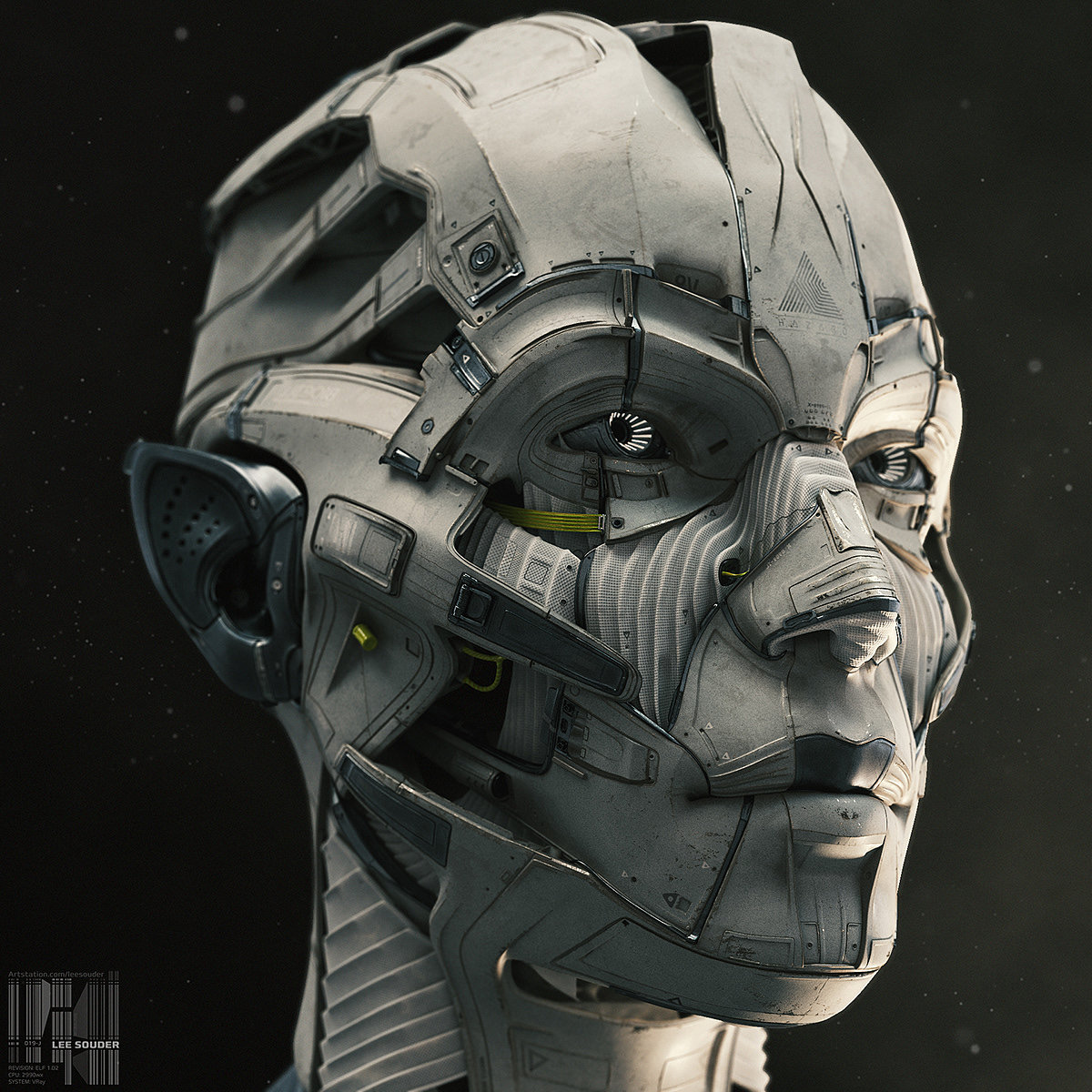 3d建模，人物渲染，Cyborg ELF，