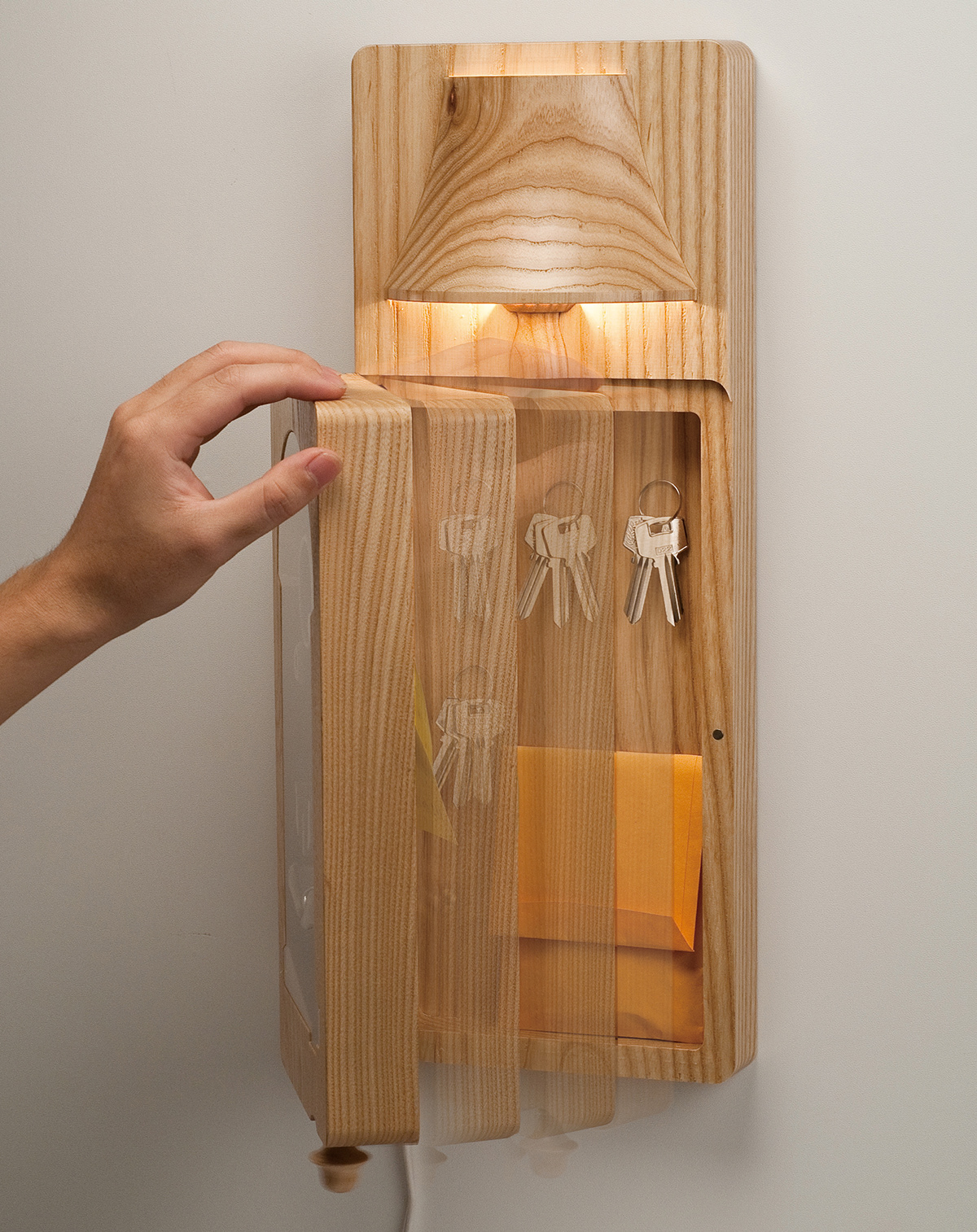 Pinballight，Wall lamp cabinet，woodiness，