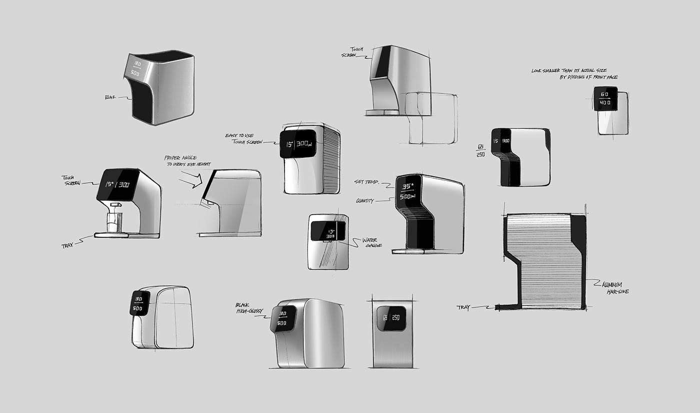 smart，Water purifier，black，