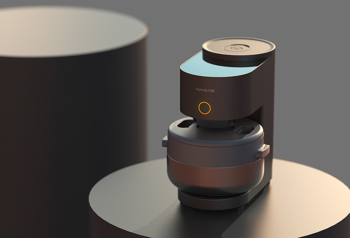 Joyoung S5，steam engine，black，