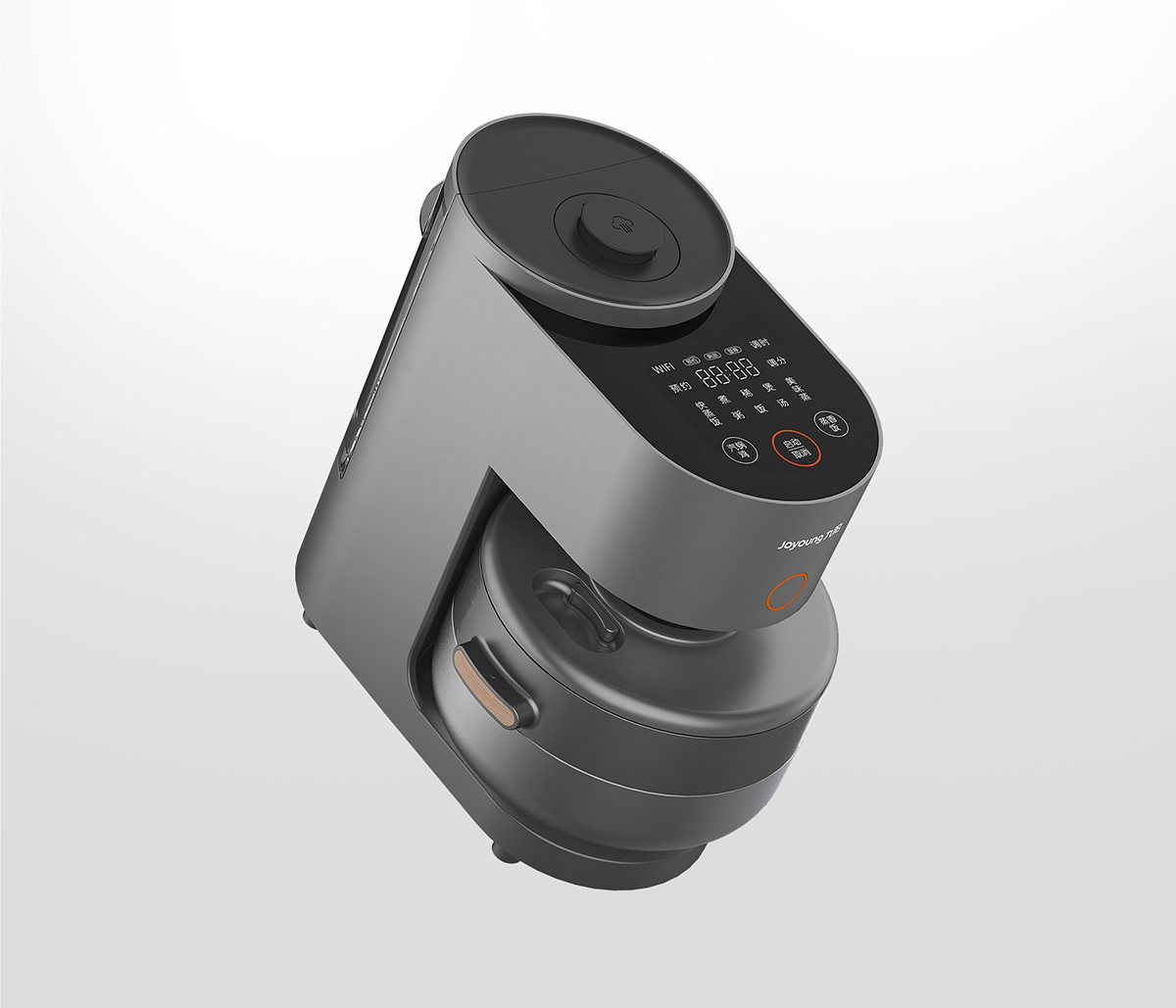 Joyoung S5，steam engine，black，