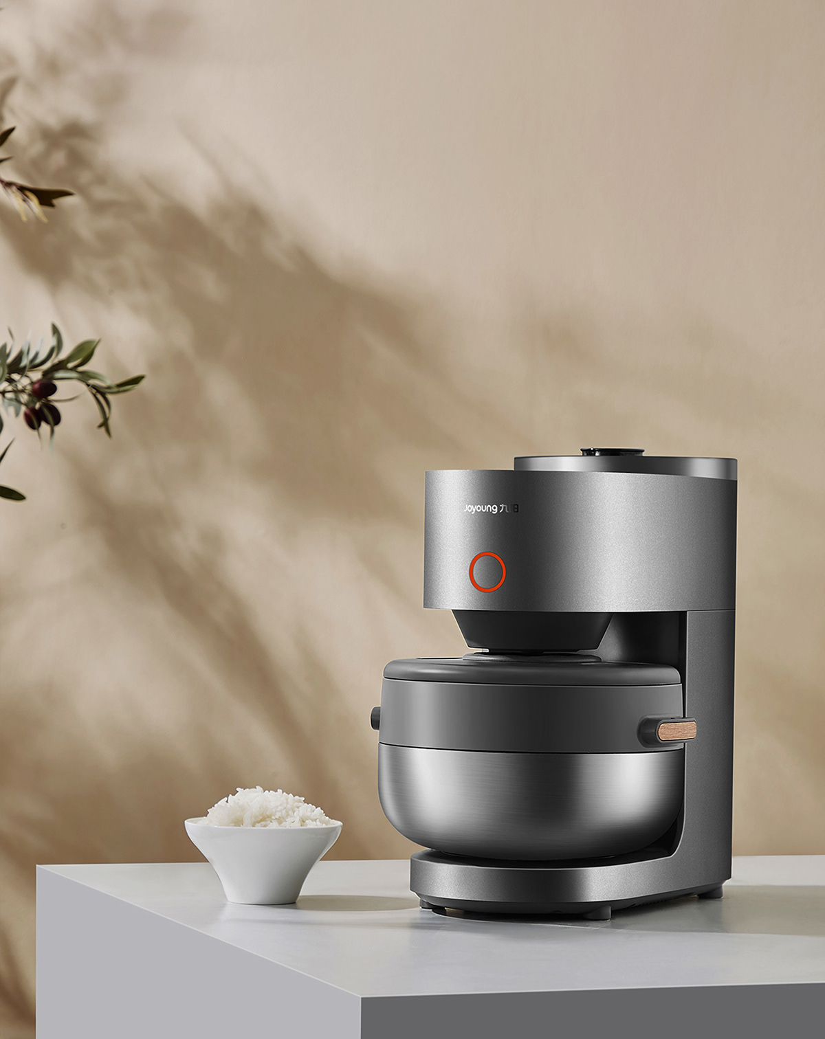 Joyoung S5，steam engine，black，