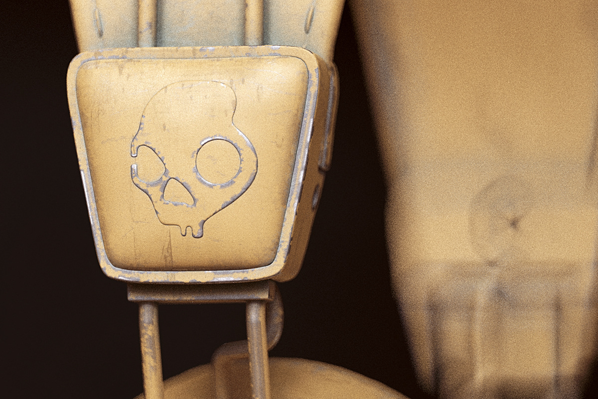 CGI rendering，Model making，Metal，