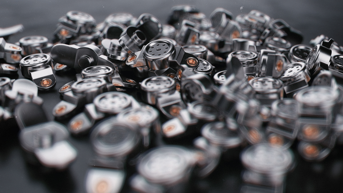 CGI rendering，Model making，Metal，