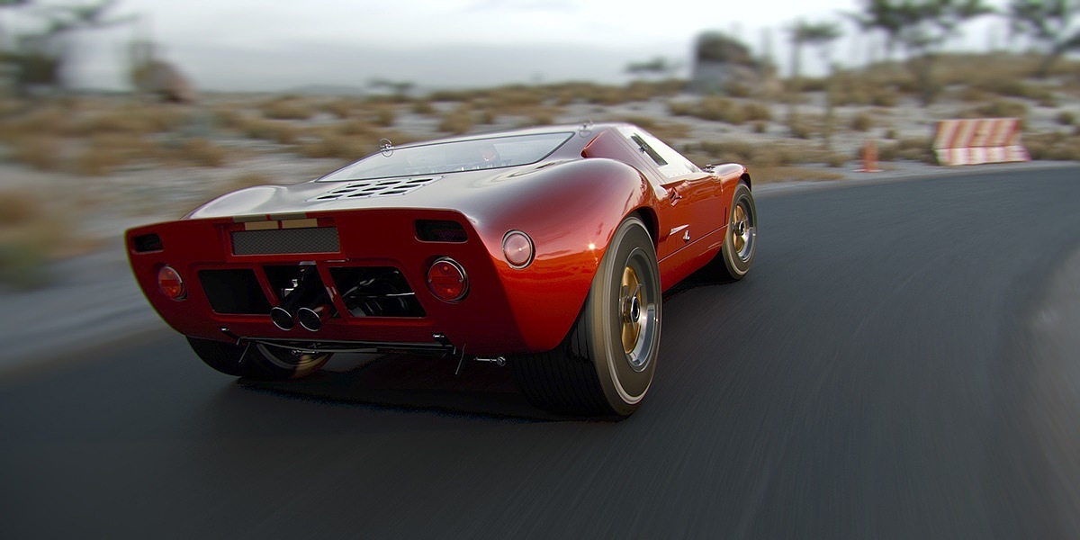 Ford GT40，Automobile design，Metal，