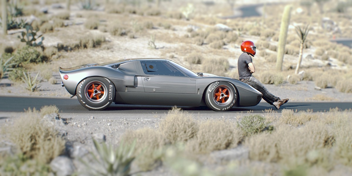 Ford GT40，Automobile design，Metal，