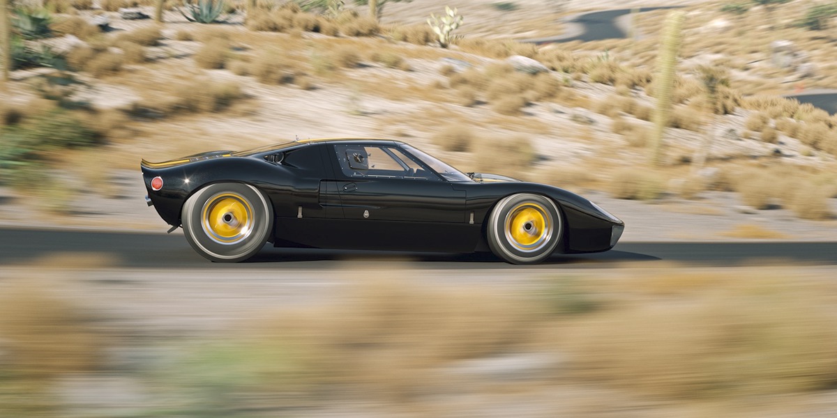 Ford GT40，Automobile design，Metal，