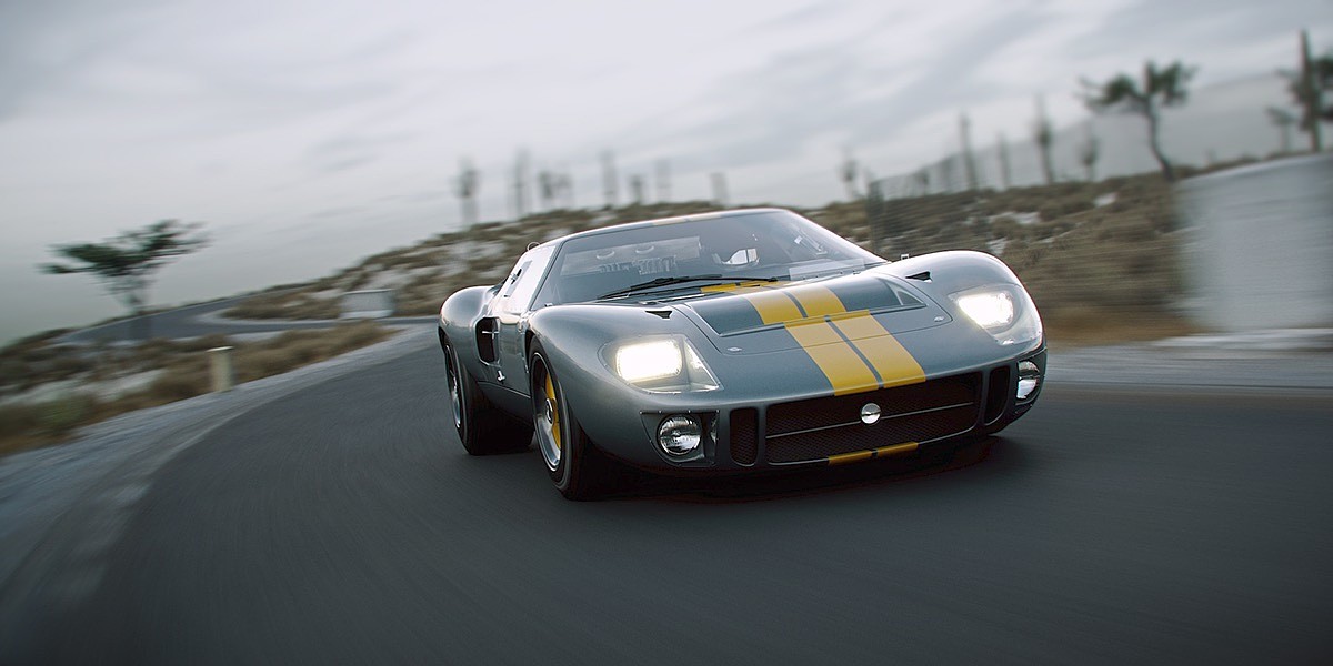 Ford GT40，Automobile design，Metal，