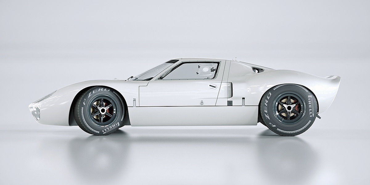 Ford GT40，Automobile design，Metal，