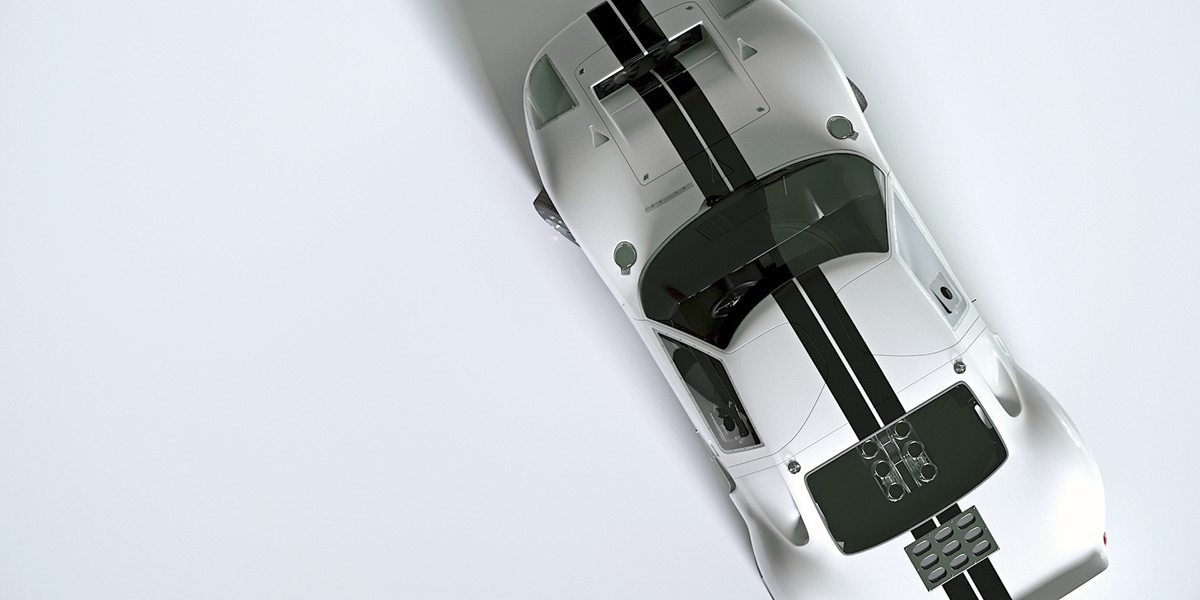 Ford GT40，Automobile design，Metal，