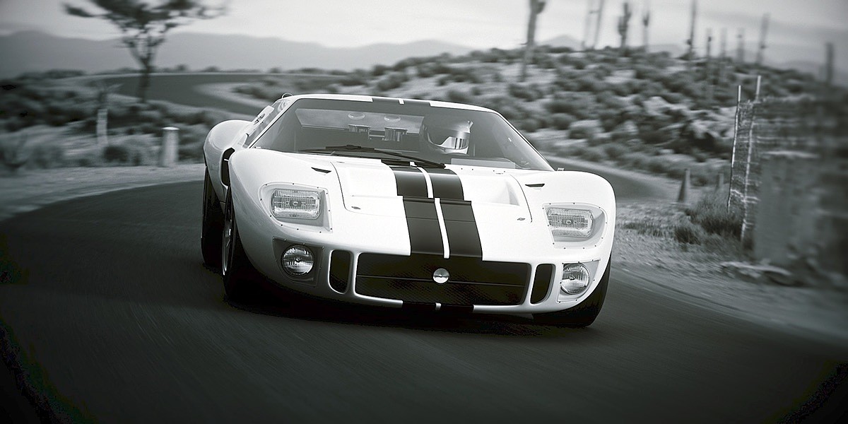 Ford GT40，汽车设计，金属，