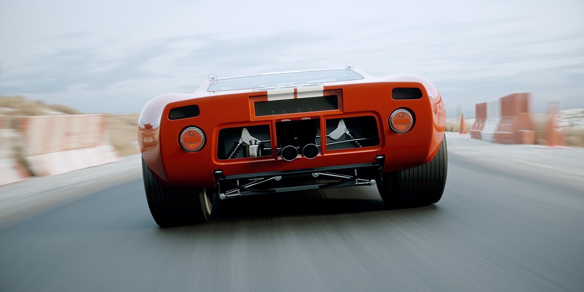 Ford GT40，Automobile design，Metal，