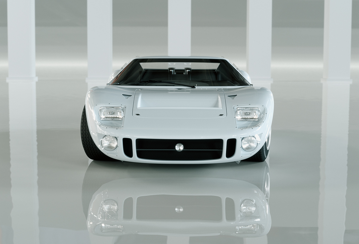 Ford GT40，Automobile design，Metal，