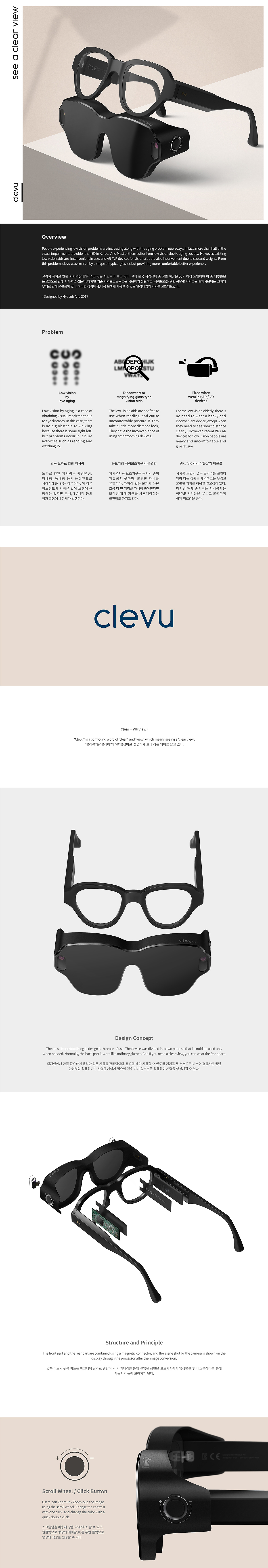 Clevu，Smart glasses，black，