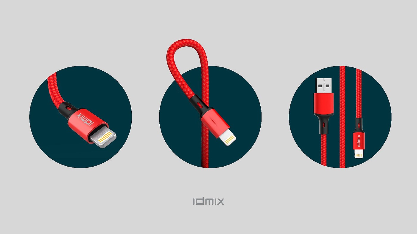 MFI data line，Apple data cable，Data line rendering，