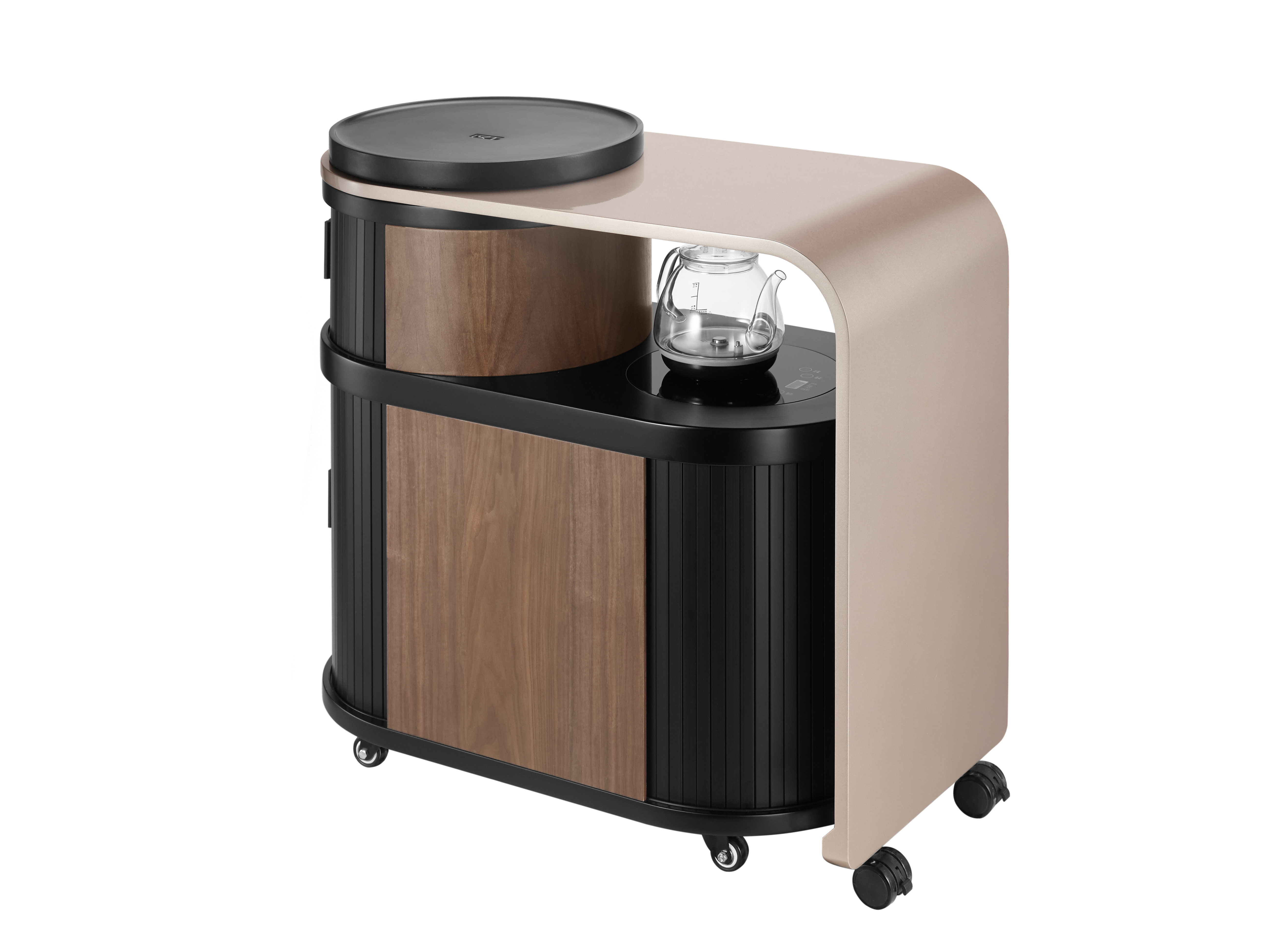 Tea life，Mobile tea cart，Into a simple life，Modern furniture design，Tea Service，