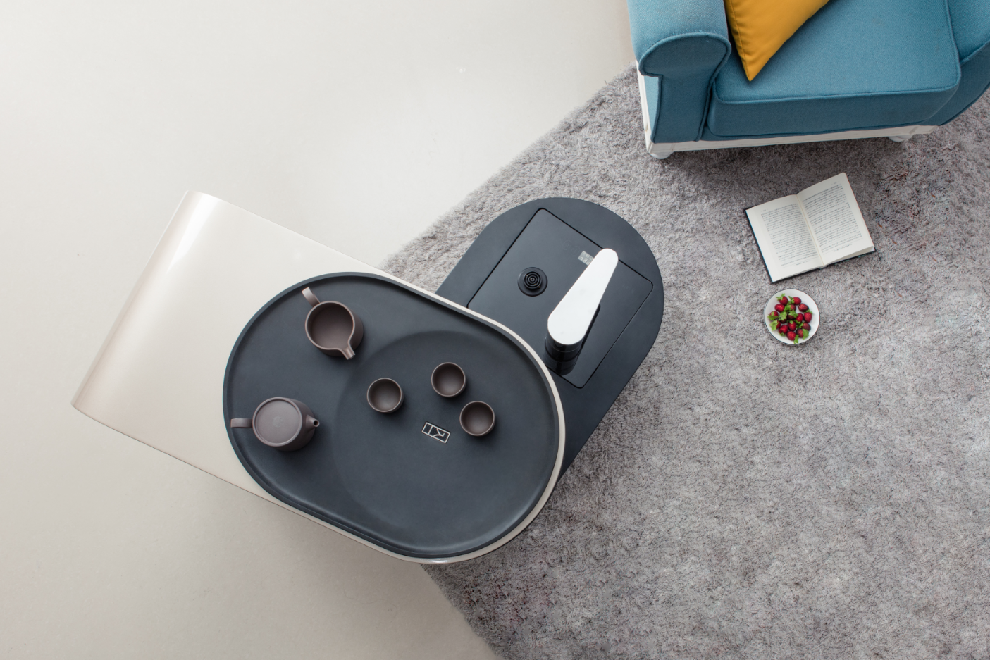 Tea life，Mobile tea cart，Into a simple life，Modern furniture design，Tea Service，