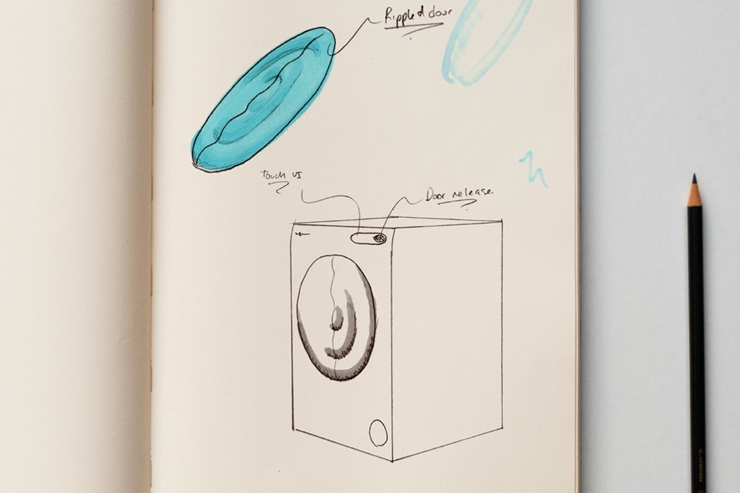 Washing machine，household electrical appliances，Intelligent washing machine，Minimalist，