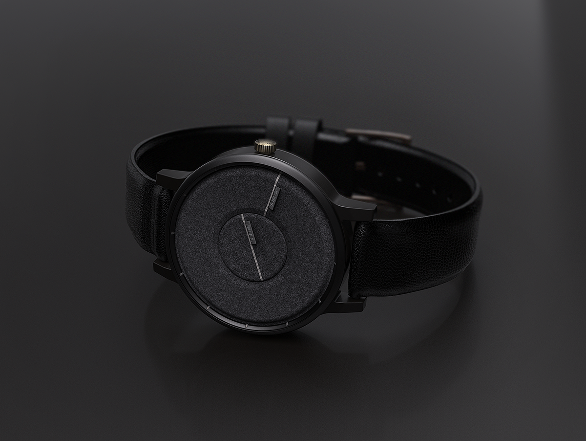 Time Tag，Watch design，black，