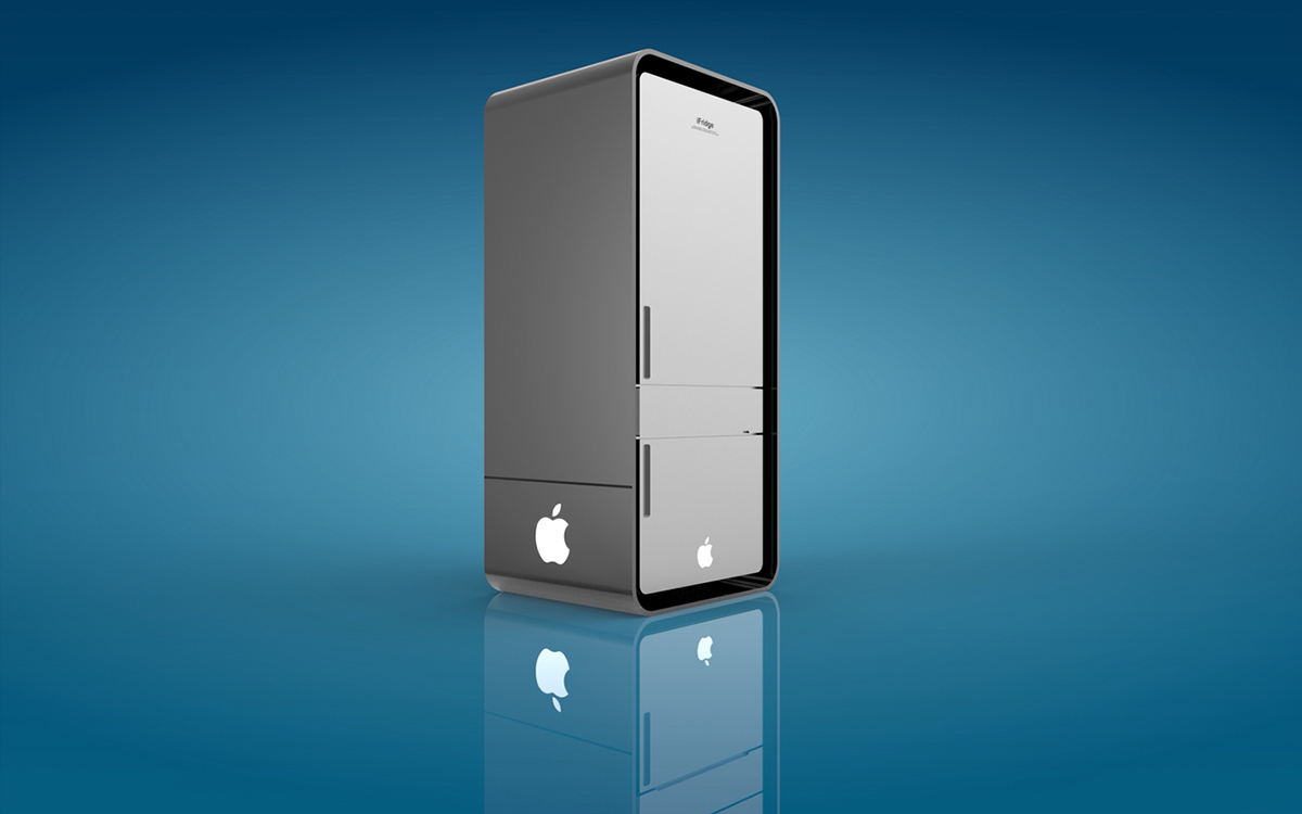 apple，Apple，Refrigerator，Concept appliances，