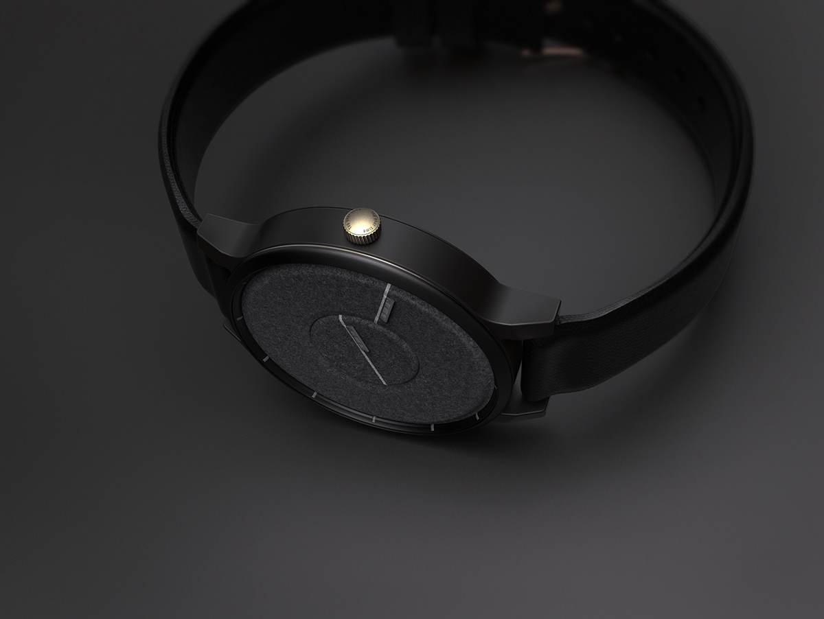 Time Tag，Watch design，black，