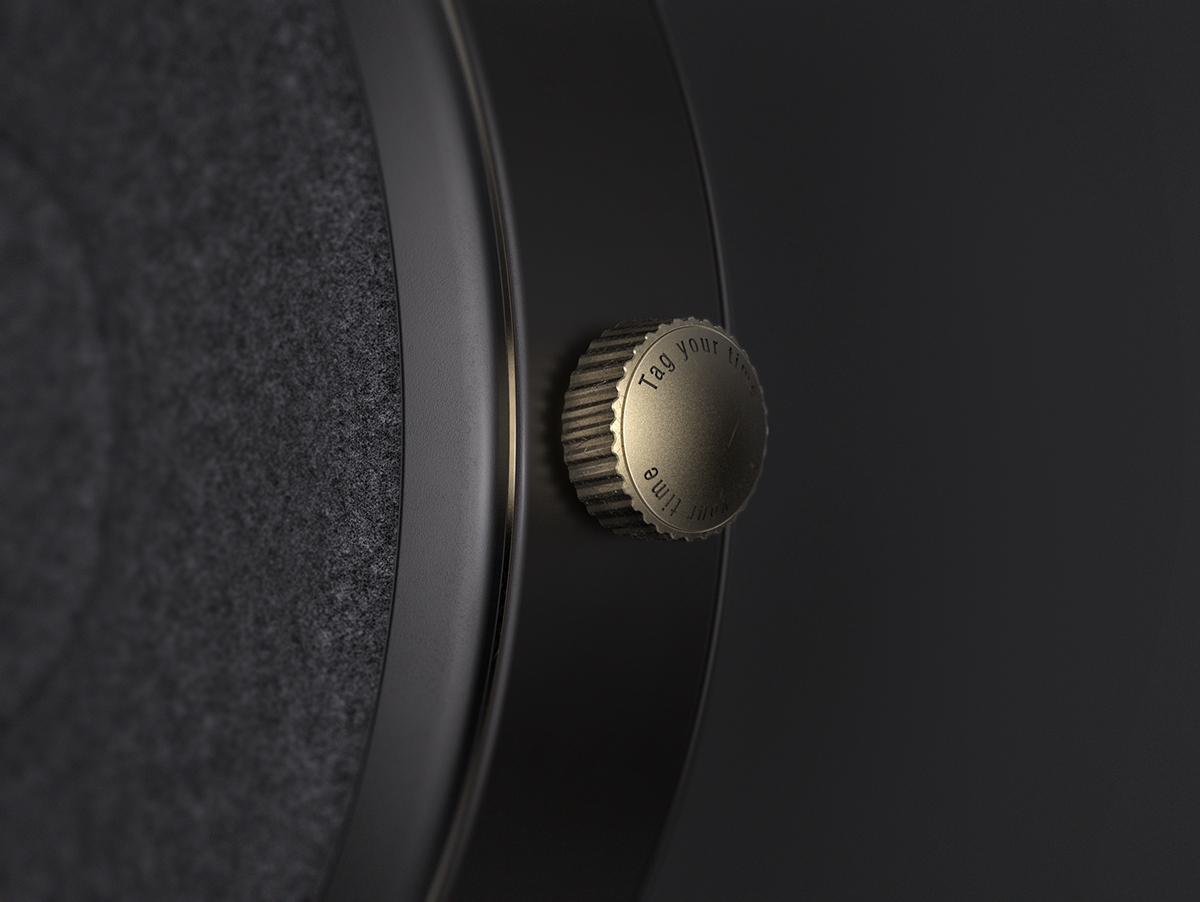 Time Tag，Watch design，black，