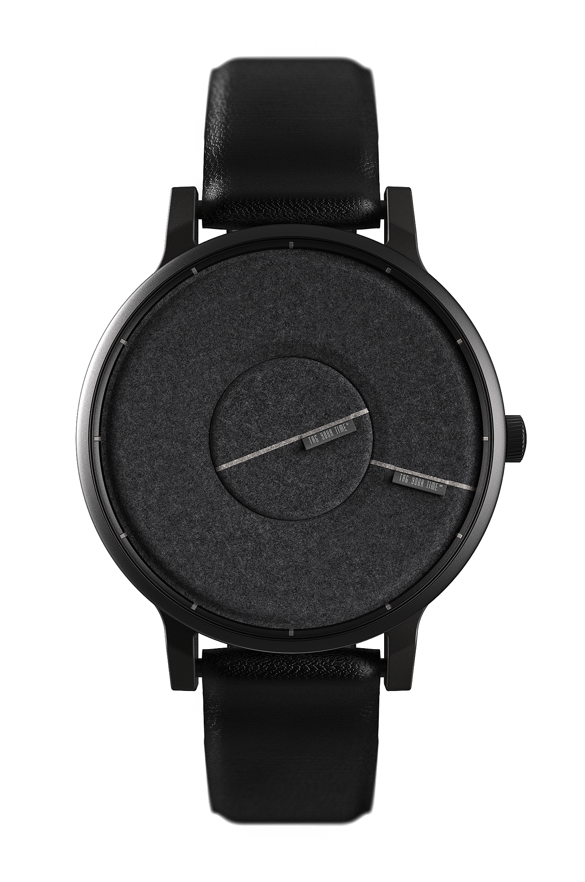 Time Tag，手表设计，黑色，